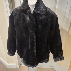 Rabbit Fur Coat Size XL